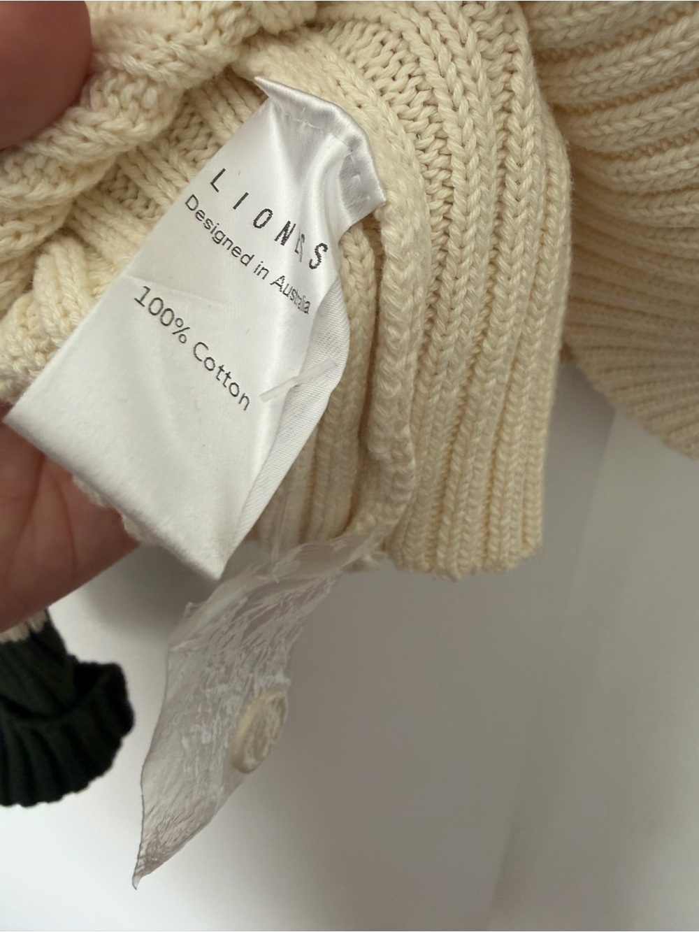 Lioness Prince Rugby Sweater Top in Moss Stripe Green White Collared XS - Picture 8 of 10